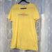 Victoria's Secret Intimates & Sleepwear | Large Victoria’s Secret Yellow Vintage 2003 Y2k Logo 100% Cotton Sleep Shirt | Color: Yellow | Size: L