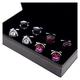 4 Pairs Gift Box Personalized Shirt Accessories Cufflinks Metal For Women And Men Cufflinks Exquisite Mens Gifts (Color : E) (E A)