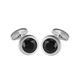 Crystal other Silver Cufflinks Mens Shirt Accessories Metal For Women And Men Cufflinks (Color : C) (B A)
