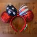 Disney Accessories | Authentic Disney Minnie Ears Headband. | Color: Red/White | Size: Os