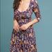 Anthropologie Dresses | Anthropologie Maeve Medium Beloved Floral Everyday Midi Dress | Color: Orange/Purple | Size: M