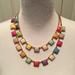 Kate Spade Jewelry | Kate Spade Nwt Authentic 12k Gold-Plated Enamel Pastel Necklace | Color: Gold | Size: Read Description