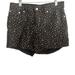 Levi's Shorts | Levi's Mid Length Short 29 Black Jean Denim Red Floral Print Shorts | Color: Black/Red | Size: 29