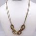 J. Crew Jewelry | J. Crew Pave Link Double Strand Necklace | Color: Gold | Size: Os