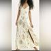 Free People Dresses | Free People Sweet Moment In Time Fairy Tale Floral Print Maxi Dress Medium New | Color: Cream/Pink | Size: M