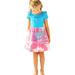 Lilly Pulitzer Dresses | Lilly Pulitzer Brit Dress Never Been Betta Blue Pink Cotton Kids Xs 2-3 Year | Color: Blue/Pink | Size: Xsg