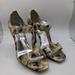 Jessica Simpson Shoes | Jessica Simpson Tortoise High Heel Sandal Size 9 | Color: Black/Cream | Size: 9