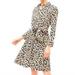 J. Crew Dresses | J Crew Dress Size 4 Leopard Print Shirt Dress Belted Cotton Animal Knee Length | Color: Black/Brown | Size: 4