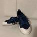 Coach Shoes | Coach Kattie Sz 6.5 Navy Blue Optic C Suede Leather Sneakers | Color: Blue | Size: 6.5