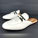 Gucci Shoes | Gucci Web Princetown Tassel Gg Horsebit Flat Mule Slides G 9 - Us 9.5 - Eu 43 | Color: White | Size: 9