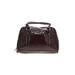 Giani Bernini Leather Satchel: Burgundy Solid Bags