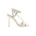 Ava & Aiden Heels: Ivory Shoes - Women's Size 9 - Open Toe