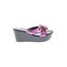 Donald J Pliner Wedges: Purple Shoes - Women's Size 9 1/2