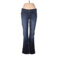 Hudson Jeans Jeans - Mid/Reg Rise: Blue Bottoms - Women's Size 28 - Sandwash