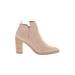 Dolce Vita Ankle Boots: Tan Print Shoes - Women's Size 6 - Almond Toe