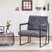 Mid-Century Accent Chair,Modern Fabric Armchair for Living Room,Reading Accent Chairs for Bedroom,Single Sofa Chair