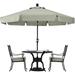 Patio Umbrella 7.5ft - Outdoor Table Umbrella with Push Button Tilt and Crank