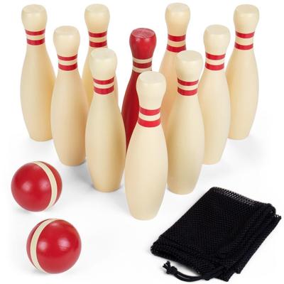 Wooden Lawn Bowling Set - 8.75" x 2.25"