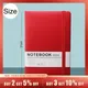 Chengchuang Bandage Notebook A5 Size 360 Pages Red/Black/Yellow Executive Notebook for Work