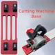 Adjustable Cutting Machine Base Plate Circular Saw Guide Rail Quick Positioning Bottom Plate