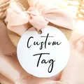 Custom Wedding Round Tags Custom Name Text Wedding Favorite Tags Custom Thank You Candy Favors Tags