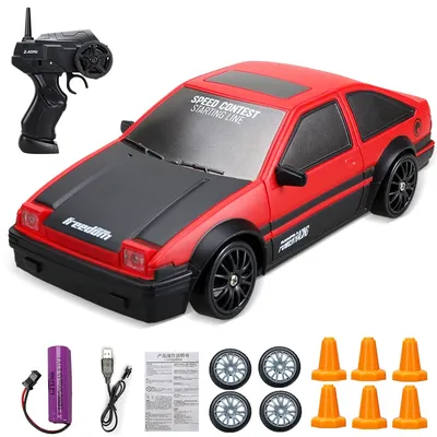 2.4G Remote Control Car Four -Wheel Drive RC Drifting High -Speed Charging Electric Car Children's