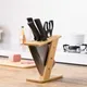 1pc Creative Wood Knife Holder Organizer Knife Block Stand Display Knives Storage Shelf Rack Kitchen