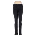 Joe's Jeans Jeans - Mid/Reg Rise Skinny Leg Denim: Black Bottoms - Women's Size 28 - Black Wash