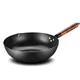 Handmade Iron Pot 32CM Frying Pan Uncoated Health Wok Non-Stick Pan Gas Stove Induction Cooker