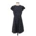 Jason Wu for Target Casual Dress - A-Line: Black Chevron/Herringbone Dresses - Women's Size 4