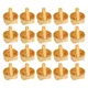 20 Pcs Wood Chip Candy Hamper Weaving Baskets Chocolate Gift Mini Tote Slices Bulk Wedding Decor
