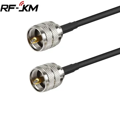 Uhf Male To Male Coaxial Cable Ham Rg58 Coax Cable Pl259 Connectors For Cb Radio Vhf Hf Radio Wifi Antenna Extension