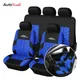 AUTOYOUTH Full Set/Front Car Seat Cover Universal Tire Track tire Design For passat b8 For audi a5