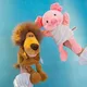 Cute Whole Body Animal Hand Puppet Plush Toy Kindergarten Story Interactive Props Parent-child Game