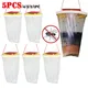 1-5PCS Outdoor Fly Trap Garden Hanging Fly Catcher Non-toxic Fly Lure Bag Pest Trap With Bait To