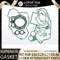 LOPOR 95.3mm Complete Motorcycle Engine Cylinder Crankcase Clutch Starter Generator Cover Gasket Set