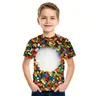 Kids Lego T-shirt Boy Clothes Baby Boys Girls Tops Children Clothes Short Sleeve Boys T-shirts Lego