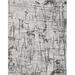 Gray/White 144 x 108 x 0.28 in Area Rug - Nourison Rectangle Vapor Abstract Machine Made 9' x 12' Viscose Area Rug in Beige/Gray Viscose | Wayfair