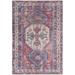 Blue/Red 72 x 24 x 0.28 in Area Rug - Nourison Nicole Curtis Oriental Machine Made Power Loom Area Rug in | 72 H x 24 W x 0.28 D in | Wayfair