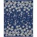 Blue/Navy 142 x 106 x 0.5 in Area Rug - Nourison Rectangle TRAQL Indoor/Outdoor Area Rug | 142 H x 106 W x 0.5 D in | Wayfair 099446484482