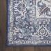 Blue/White 120 x 26 x 0.28 in Area Rug - Nourison NCR01 Area Rug Polyester/Cotton | 120 H x 26 W x 0.28 D in | Wayfair 099446927712