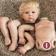 50CM Cameron Girl Reborn Dolls With Soft Vinyl Belly Painted Bebe Reborn Doll Kits Toys For Kid's