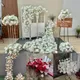 Customized Artificial Flowers for Wedding Decoration Flower Row Table Centerpiece Flower Ball
