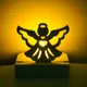 Angel Candle Holder Silicone Mold DIY Hollow Heart Plaster Candlestick Making Resin Mold Handmade 3D Crafts Ornament Home Decor