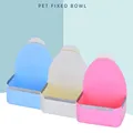 Plastic Pet Food Bowl Rabbit Fixed Large capacity Feeder Anti-drop Impact-resistant Feeder Bowl