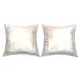 Stupell Industries Neutral Fluid Abstraction 2 Piece Decorative Printed Throw Pillow Set by June Erica Vess | 18 H x 18 W x 7 D in | Wayfair