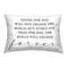 Stupell Industries Inspirational Rescue Dog Phrase Decorative Printed Throw Pillow by Lil' Rue | 14 H x 20 W x 7 D in | Wayfair ple-989_rcw_14x20