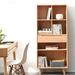 Corrigan Studio® Lautaro Storage Bookcase Wood in Brown | 62.2 H x 27.55 W x 12.59 D in | Wayfair 4E0A9098024048B8B4B07BCE03C20BD5