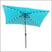 Arlmont & Co. Modern Rectangular Patio Solar LED Lighted Outdoor Umbrellas | Wayfair F16EA678536D4670A03C438C45F2CA14