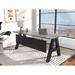 Latitude Run® Modern A-Frame Desk Executive Desk in Gray | 30" H x 72" W x 30" D | Wayfair 64F446BC837440E08027BD1C7BE46F9B